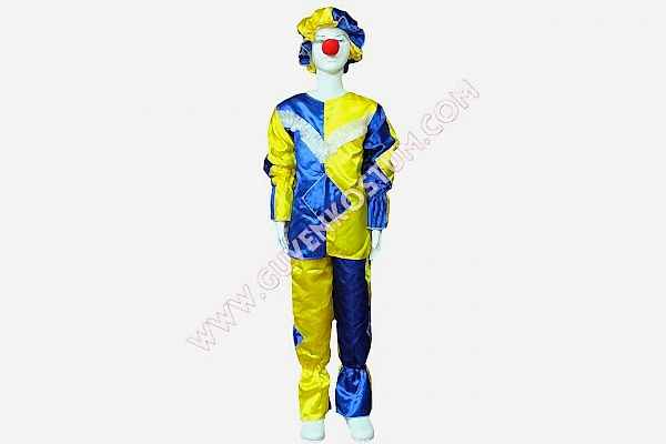 Palyaço Kostümü Mavi