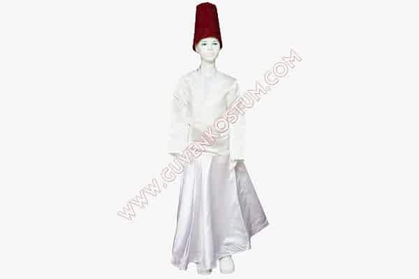 Semazen Kostümü Beyaz
